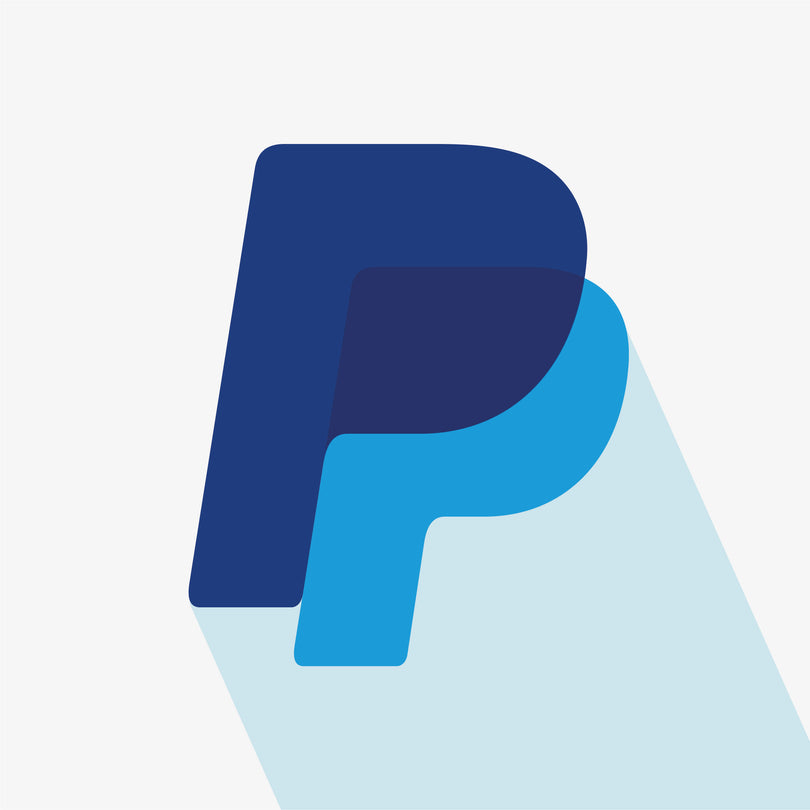 Das PayPal Logo. Ein dunkelblaues P, das ein hellblaues P überlappt.