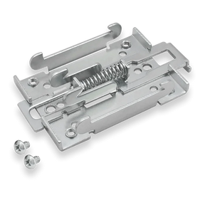 Das Din Rail Kit + zwei kleine Schrauben.